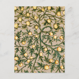 William Morris Floral Fruit Garden Blume Classic Postkarte