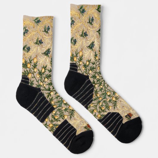 William Morris Floral Fruit Garden Blume Classic Socken (Rechts)