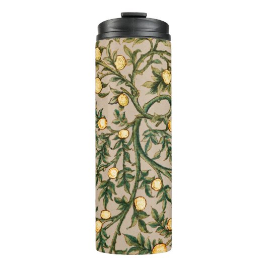 William Morris Floral Fruit Garden Blume Classic Thermosbecher (Vorderseite)