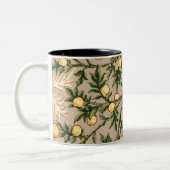William Morris Floral Fruit Garden Blume Classic Zweifarbige Tasse (Links)