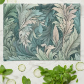 William Morris Floral Gemustert Geschirrtuch (Gefaltet)