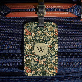 William Morris Floral Gepäckanhänger