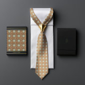 William Morris Floral Golden Star Men Krawatte