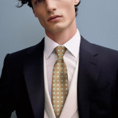 William Morris Floral Golden Star Men Krawatte