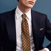 William Morris Floral Golden Star Men Krawatte