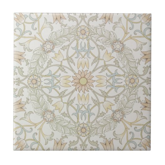 William Morris Floral Keramik Tile Fliese (Vorderseite)