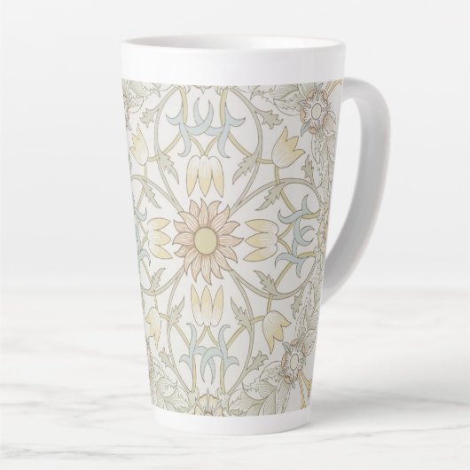 William Morris Floral Latte Tasse (Rechte Ecke)