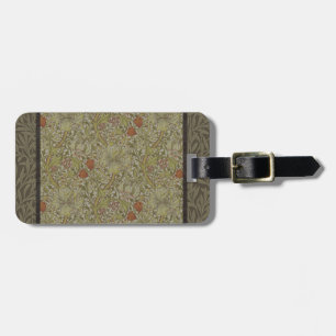 William Morris Floral lila willow art print design Gepäckanhänger