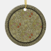 William Morris Floral lila willow art print design Keramik Ornament (Vorne)