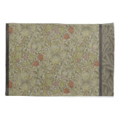 William Morris Floral lila willow art print design Kissenbezug (Rückseite)