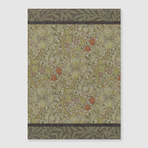 William Morris Floral lila willow art print design Magnetkarte