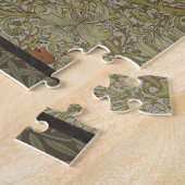 William Morris Floral lila willow art print design Puzzle (Seite)