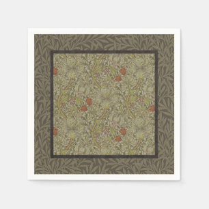 William Morris Floral lila willow art print design Serviette