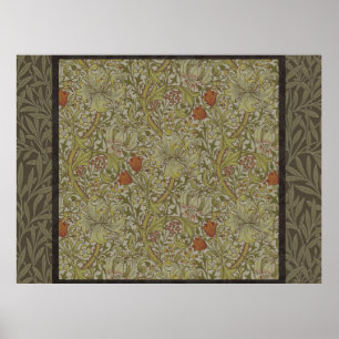 William Morris Floral Lilie Weiden Kunst Druck Des Poster