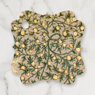 William Morris Floral Obstgarten-Blume Klassiker Geschenkanhänger