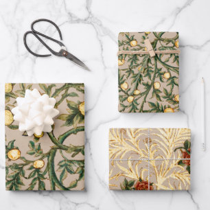 William Morris Floral Obstgarten-Blume Klassiker Geschenkpapier Set