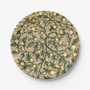 William Morris Floral Obstgarten-Blume Klassiker Pappteller