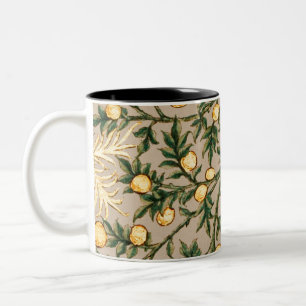 William Morris Floral Obstgarten-Blume Klassiker Zweifarbige Tasse