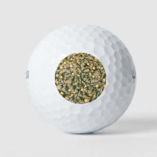 William Morris Floral Obstgarten-Blumen Klassiker Golfball