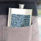 William Morris Floral Pattern Bird Anenome Flachmann (Beispiel)