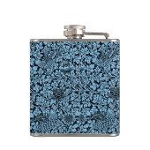 William Morris Floral Pattern Bird Anenome Flachmann (Rückseite)