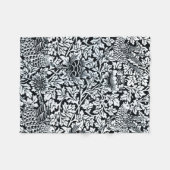 William Morris Floral Pattern Bird Anenome Fleecedecke (Vorderseite (Horizontal))