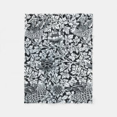 William Morris Floral Pattern Bird Anenome Fleecedecke (Vorderseite)