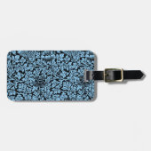 William Morris Floral Pattern Bird Anenome Gepäckanhänger (Vorderseite horizontal)