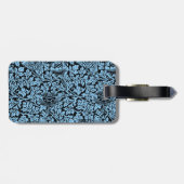 William Morris Floral Pattern Bird Anenome Gepäckanhänger (Rückseite horizontal)