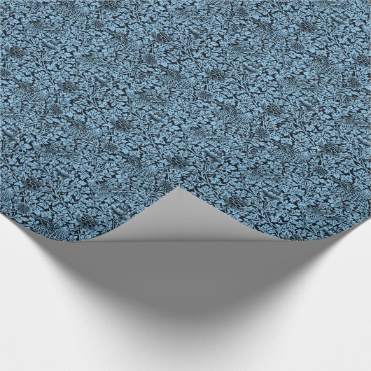 William Morris Floral Pattern Bird Anenome Geschenkpapier (Ecke)