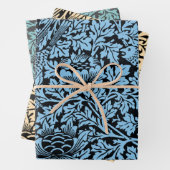 William Morris Floral Pattern Bird Anenome Geschenkpapier Set (Beispiel)