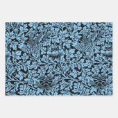 William Morris Floral Pattern Bird Anenome Geschenkpapier Set (Vorderseite)