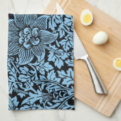 William Morris Floral Pattern Bird Anenome Geschirrtuch (Viertel Falte)