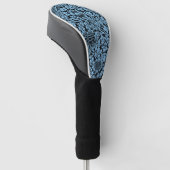 William Morris Floral Pattern Bird Anenome Golf Headcover (angewinkelt)