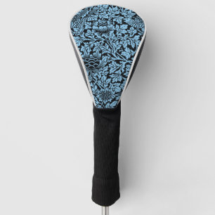 William Morris Floral Pattern Bird Anenome Golf Headcover