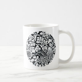William Morris Floral Pattern Bird Anenome Kaffeetasse