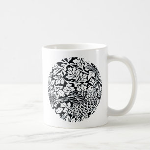 William Morris Floral Pattern Bird Anenome Kaffeetasse