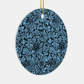 William Morris Floral Pattern Bird Anenome Keramikornament (Rechts)