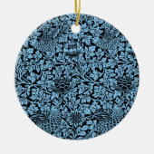 William Morris Floral Pattern Bird Anenome Keramikornament (Vorne)