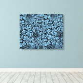 William Morris Floral Pattern Bird Anenome Leinwanddruck (Insitu (Holzboden))