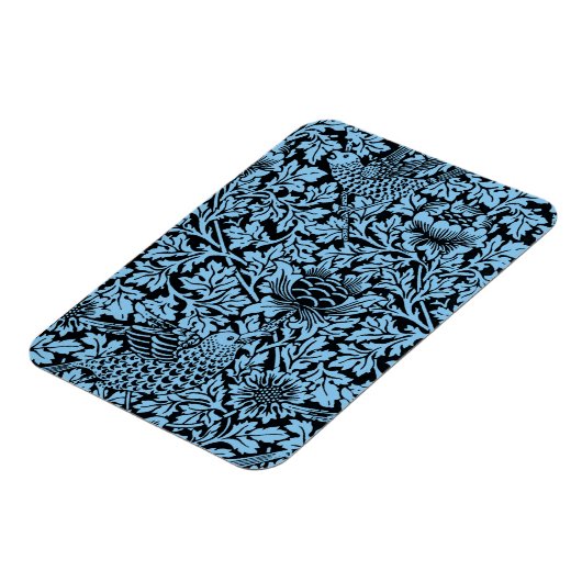 William Morris Floral Pattern Bird Anenome Magnet (Linke Seite)