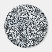 William Morris Floral Pattern Bird Anenome Magnet (Vorne)