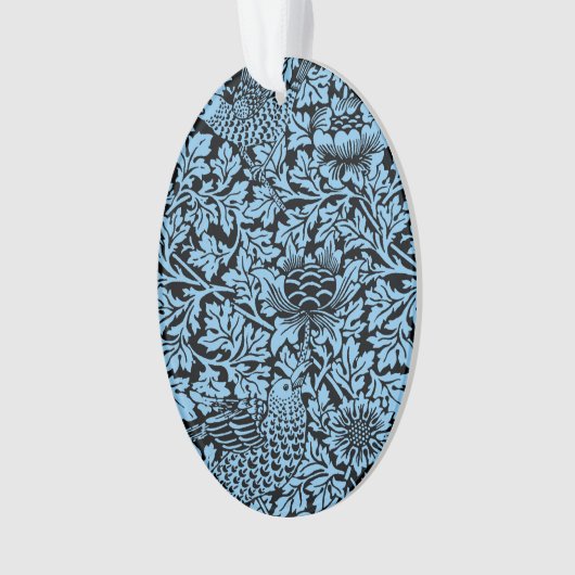 William Morris Floral Pattern Bird Anenome Ornament (Vorderseite)