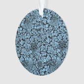 William Morris Floral Pattern Bird Anenome Ornament (Vorderseite)