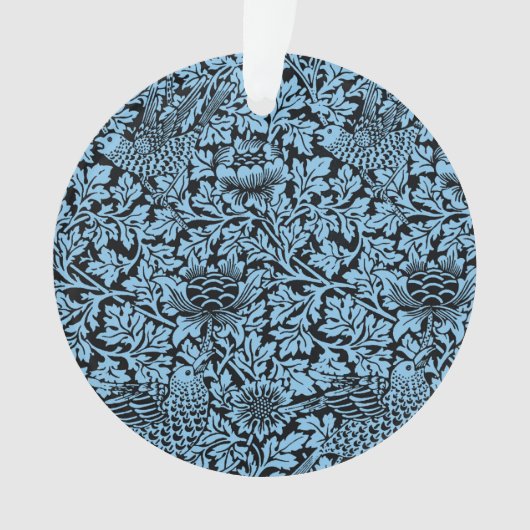 William Morris Floral Pattern Bird Anenome Ornament (Vorderseite)