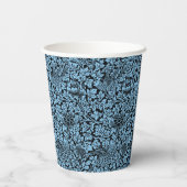 William Morris Floral Pattern Bird Anenome Pappbecher (Rückseite)