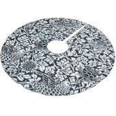 William Morris Floral Pattern Bird Anenome Polyester Weihnachtsbaumdecke (Schrägansicht)