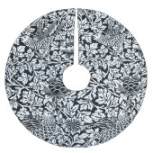 William Morris Floral Pattern Bird Anenome Polyester Weihnachtsbaumdecke (Vorderseite)