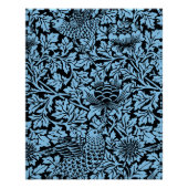 William Morris Floral Pattern Bird Anenome Poster (Vorderseite)