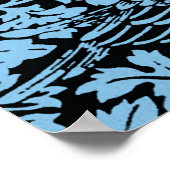 William Morris Floral Pattern Bird Anenome Poster (Ecke)